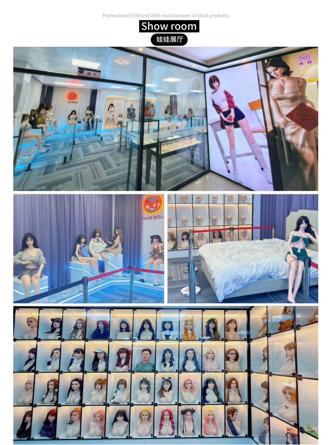Silicone doll showroom and product display gallery